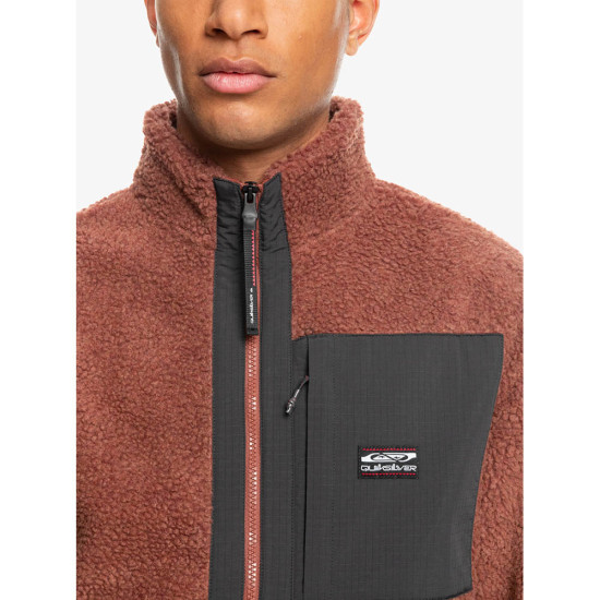Quiksilver Ανδρική ζακέτα Shallow Water - Zip Up Sherpa Fleece for Men